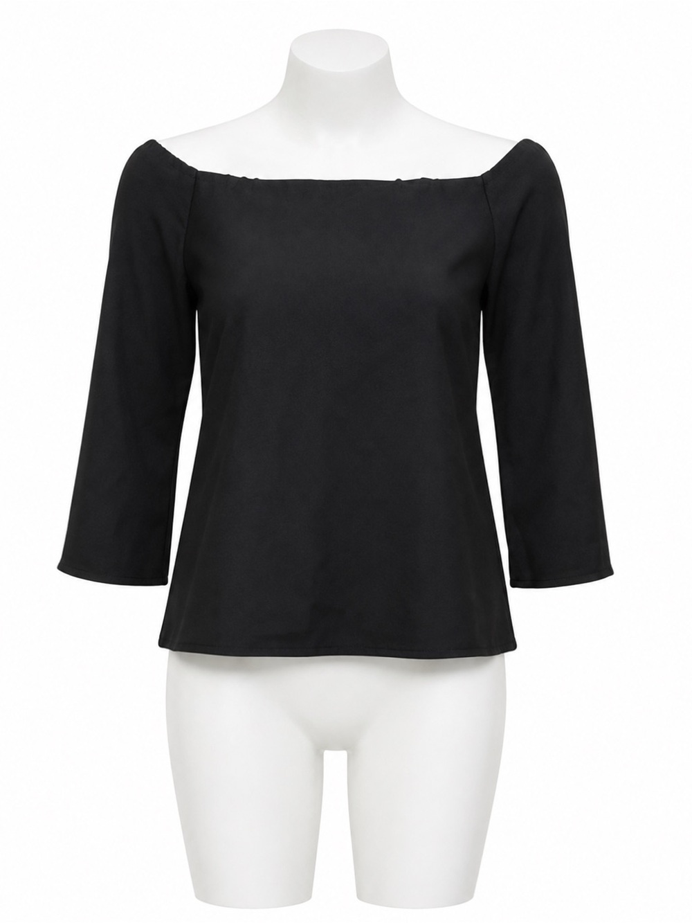 Tuckernuck Black Off The Shoulder Blouse Size Small